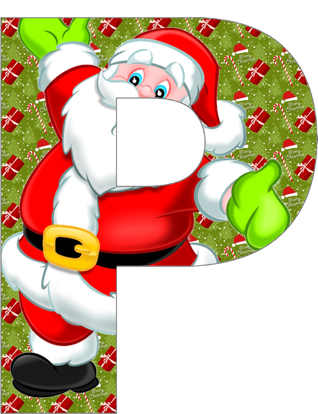 Ch B *✿* De Katia Artes Christmas Alphabet, Christmas - Merry Christmas Letter S Clipart (720x960), Png Download