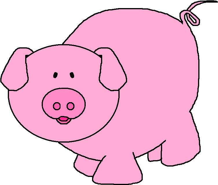 Pigs Clip Art Images - Pig Clipart - Png Download (828x682), Png Download