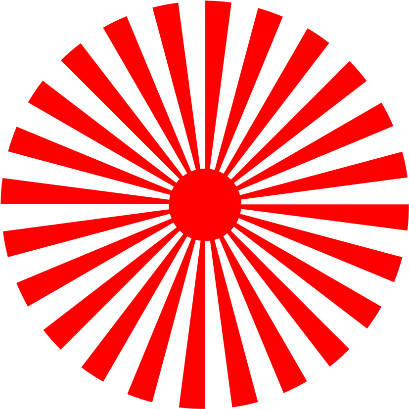 Abstract Sun 4 Png Image - Red Sun Rays Png Clipart (600x600), Png Download