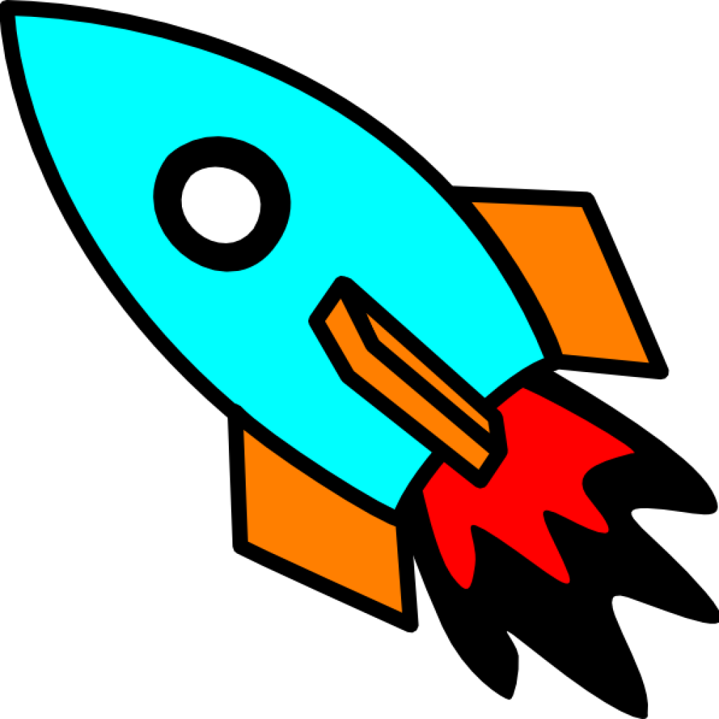 Moving Clipart Rocket - Rocket Launch Clip Art - Png Download (600x597), Png Download