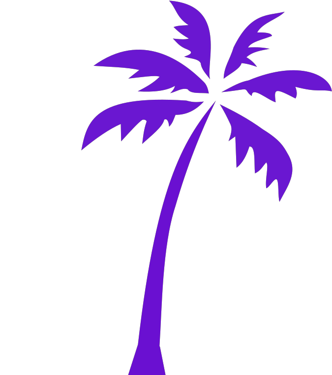 (sjt02515) Going To My Happy Place. Be Back Never (palm Clipart (528x599), Png Download