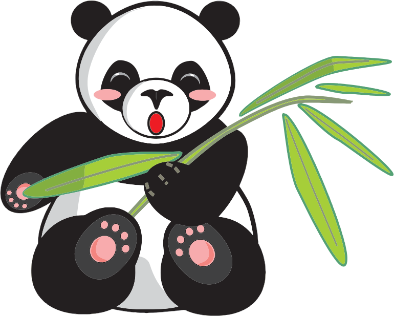 Download Free Printable Clipart And Coloring Pages - Giant Panda Clipart - Png Download (770x617), Png Download