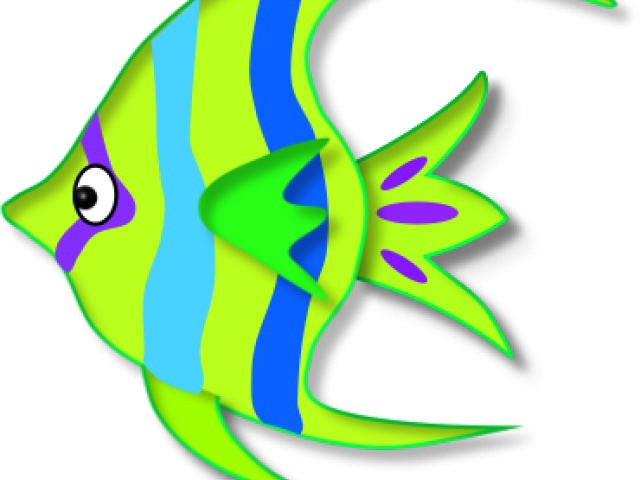 Tropical Fish Clipart Colored - Clip Art - Png Download (640x480), Png Download