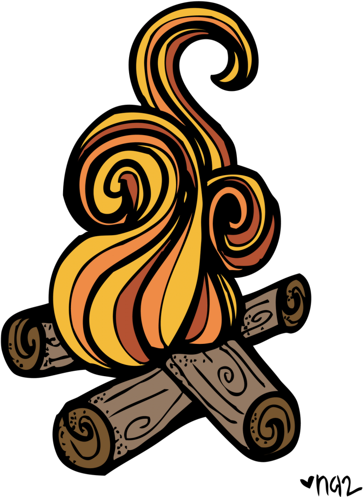 Disney Campfire Clipart - Obsessive Camping Disorder Sticker - Png Download (741x1024), Png Download