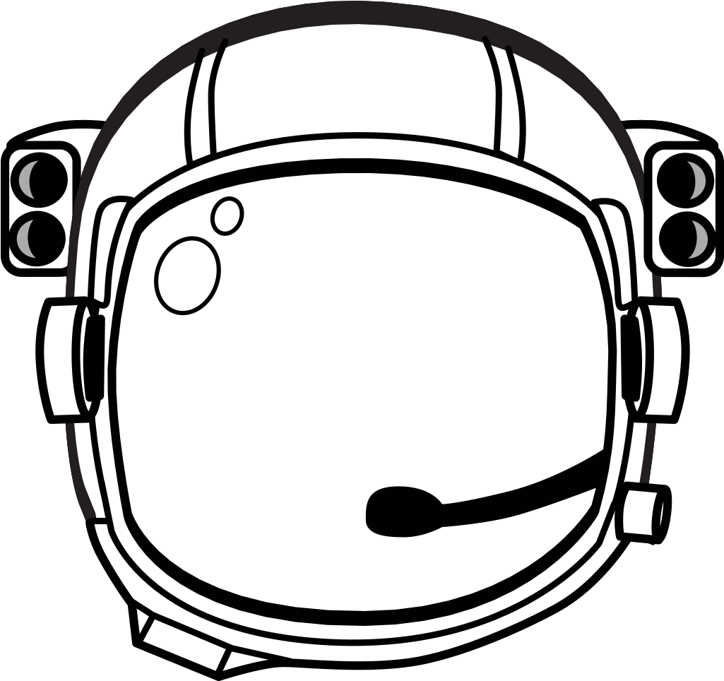 Astronaut Hat Printable - Astronaut Helmet Png Clipart (594x559), Png Download
