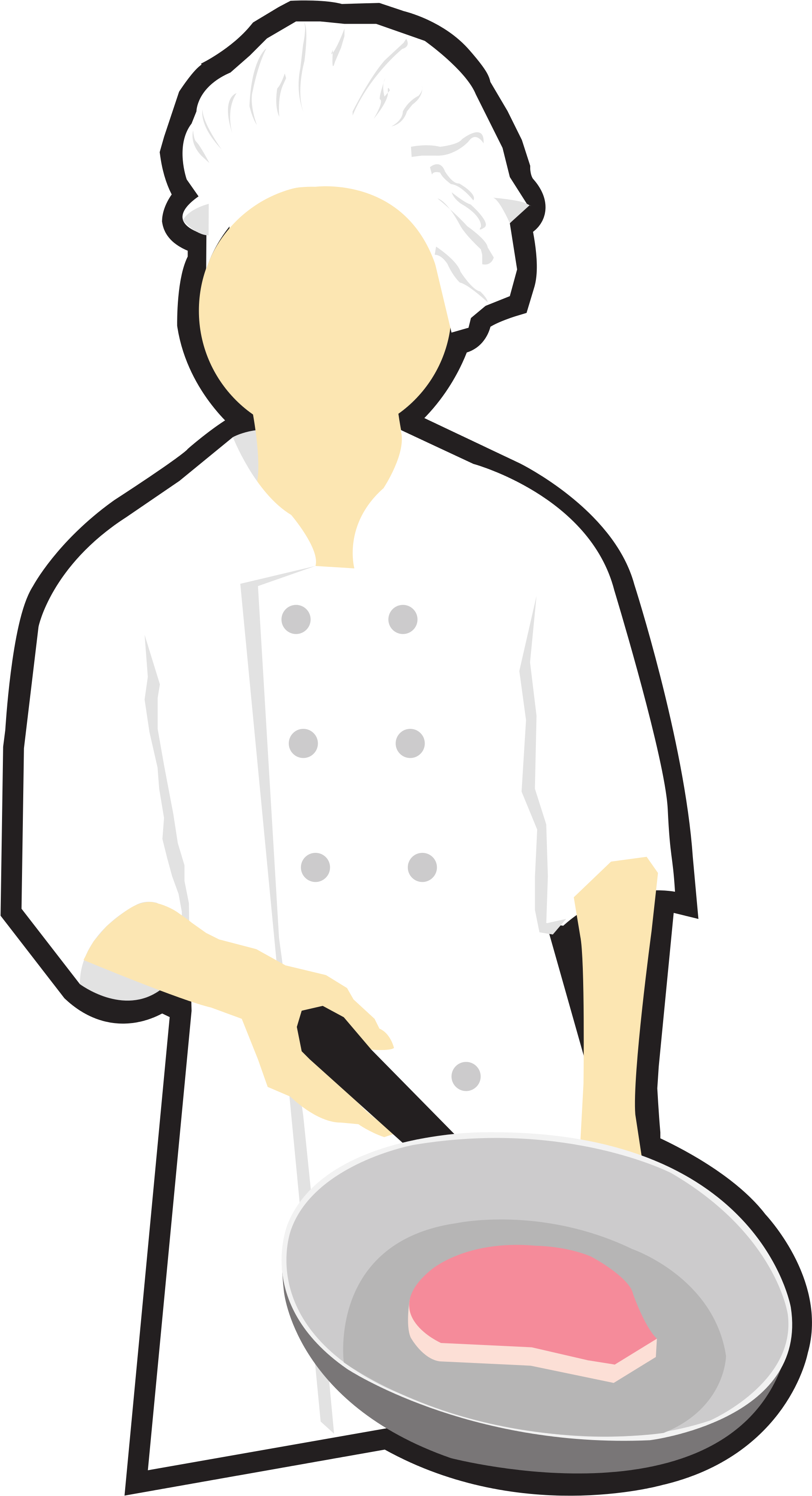 File Chef Cooking Clip Art Svg Wikimedia - Main Cook Chef Clipart - Png Download (2000x3673), Png Download