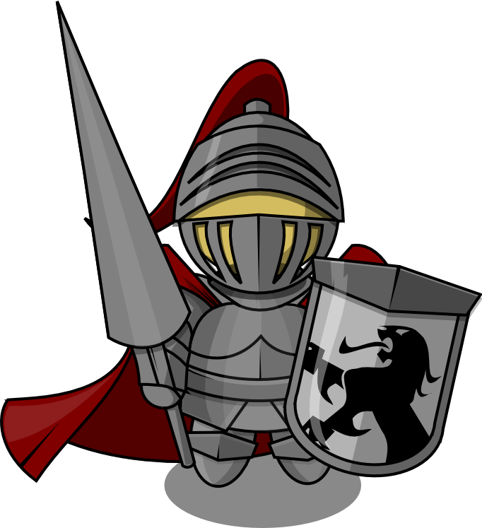 Knight5 Clipart - Knight Clipart Png Transparent Png (682x747), Png Download