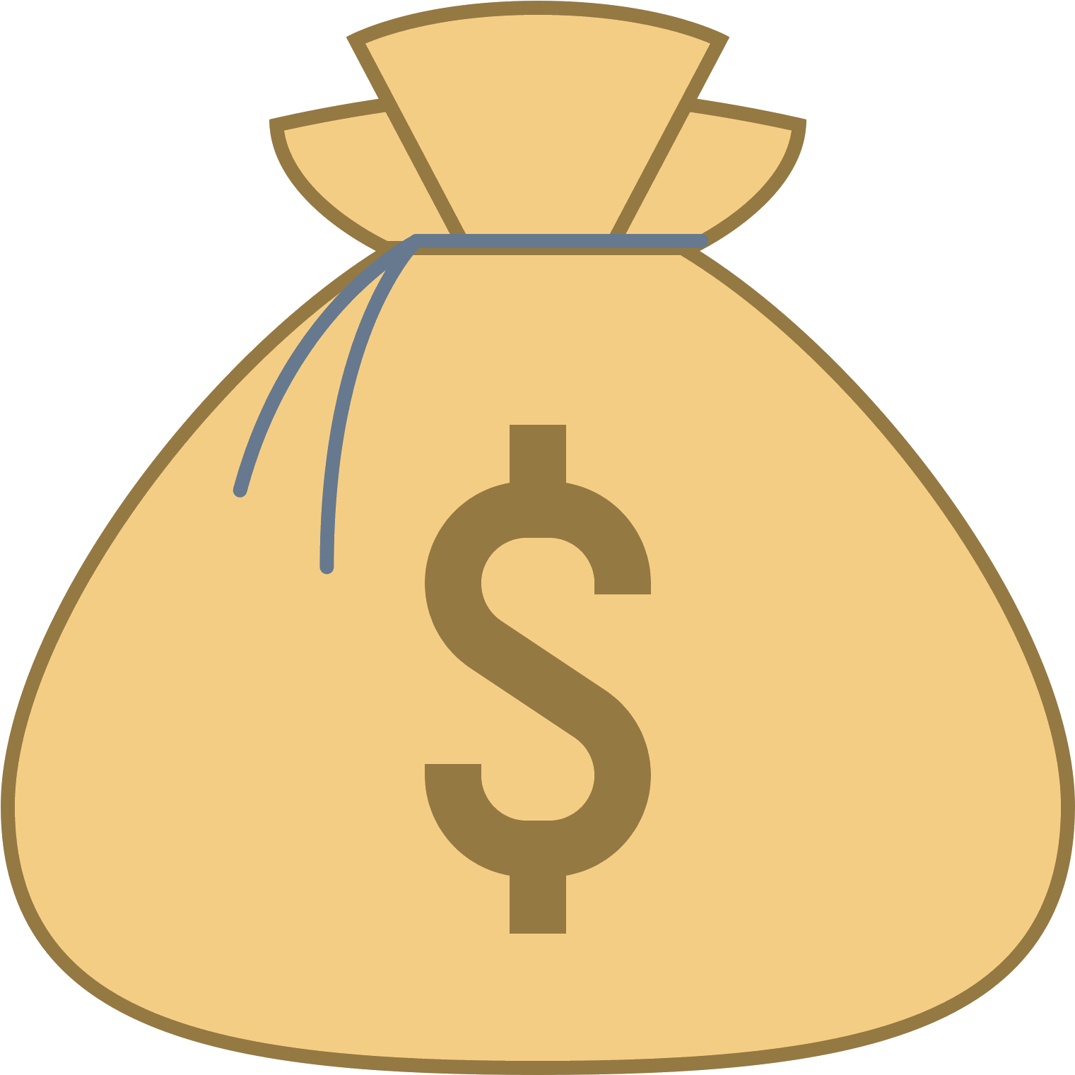 Picture Library Library Coin Jar Clipart - Money Bag Clipart - Png Download (1600x1600), Png Download