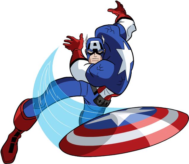 Captain America Clip Art - Png Download (636x551), Png Download