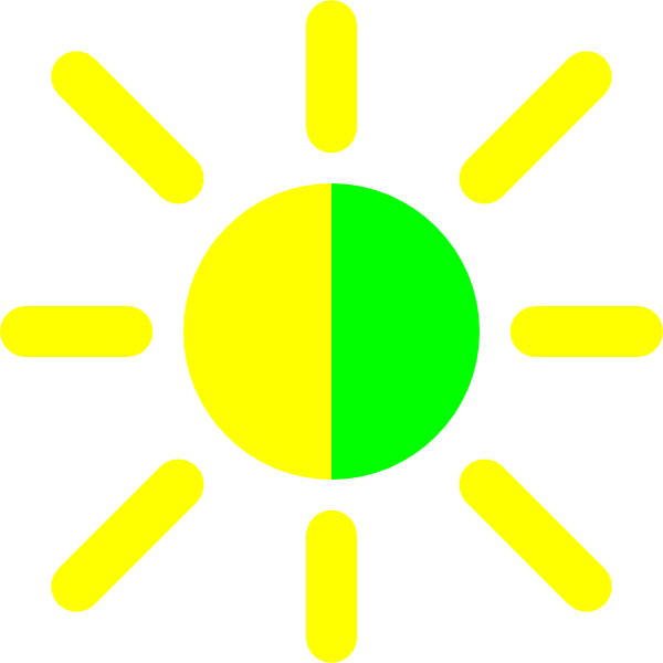 Contrast In Arts Clipart (600x600), Png Download