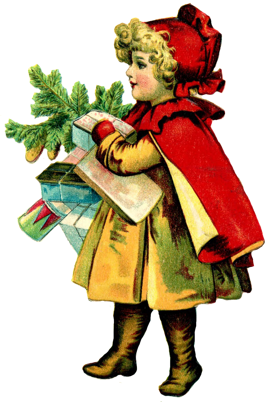 Leaping Frog Designs - Victorian Christmas Clip Art Png Transparent Png (901x1308), Png Download