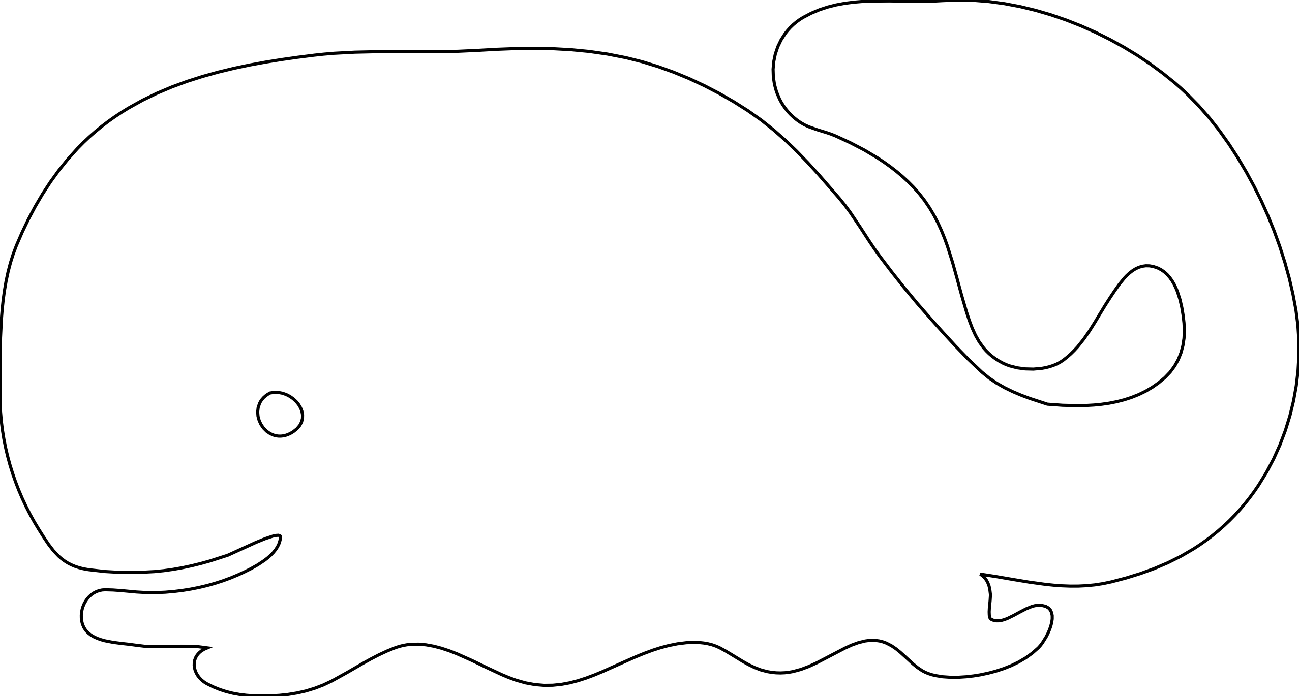 Whale Cartoon Clip Art Image - Whale White Icon Png Transparent Png (1979x1061), Png Download