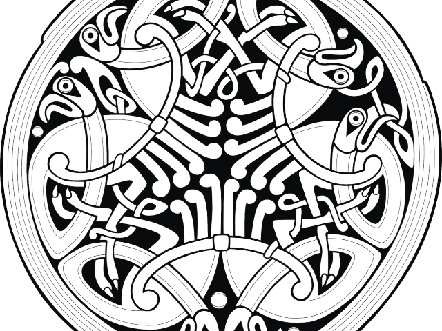 Celtic Clipart Celtic Circle - Celtic Creations Adult Coloring Book - Png Download (640x480), Png Download
