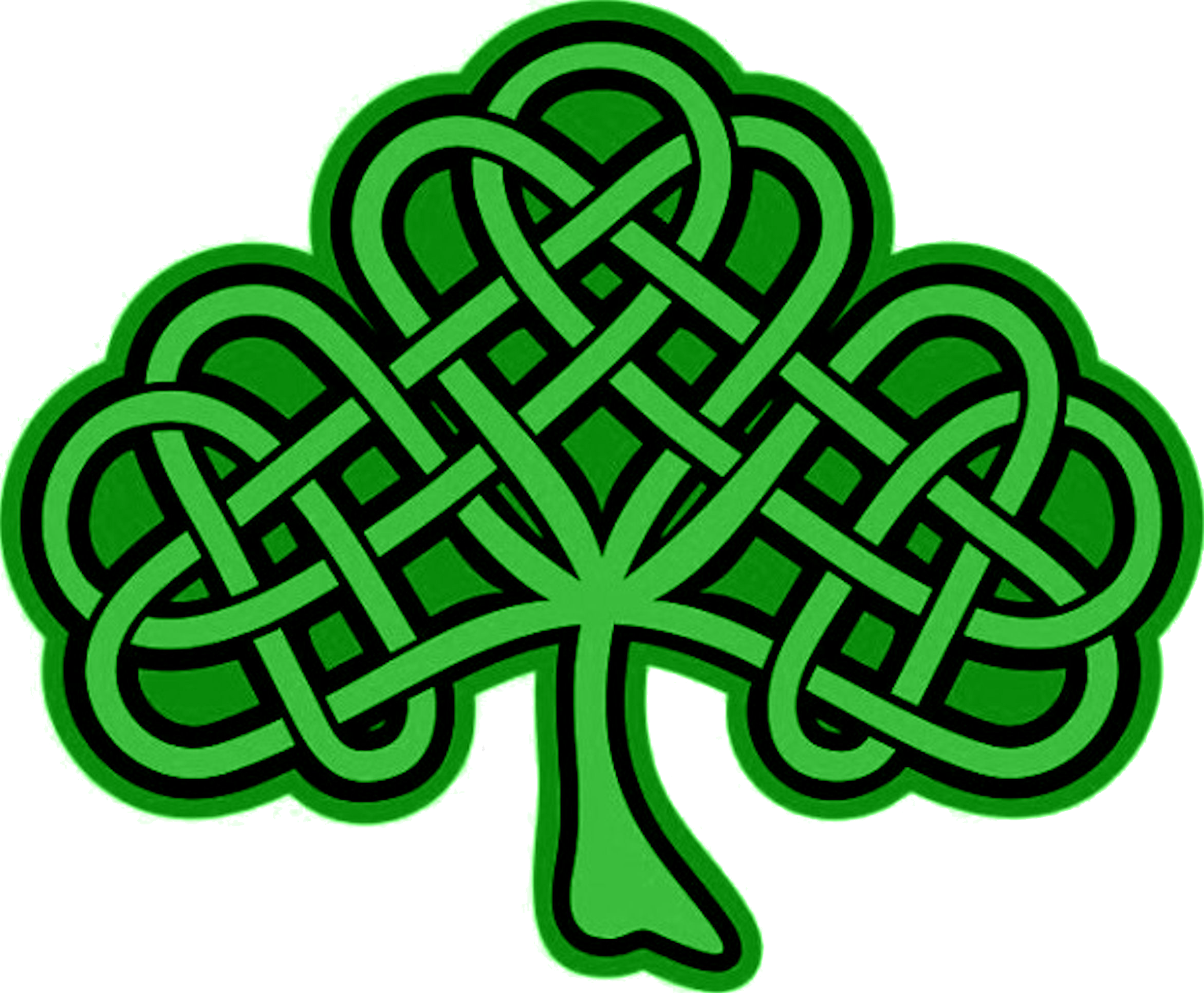 Clip Arts Related To - Celtic Knot Shamrock Clipart - Png Download (2736x2256), Png Download