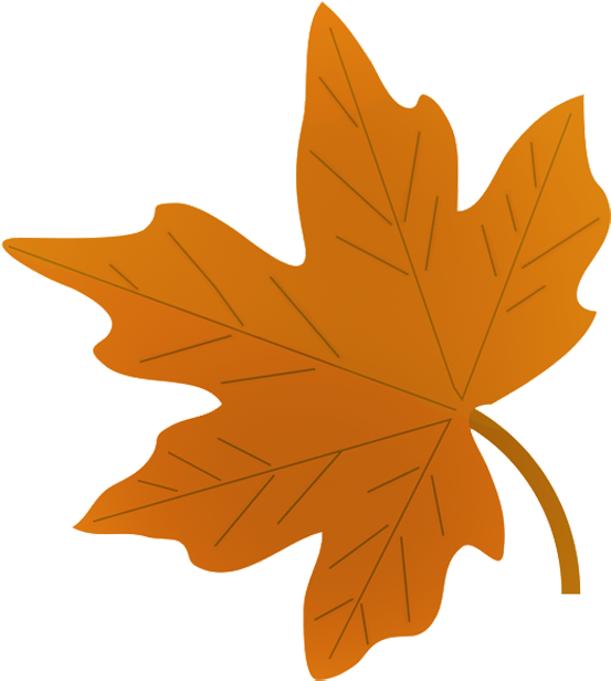 Green Fall Leaf Drawing, Fall Leaf Drawing - Leaf Clip Art - Png Download (595x650), Png Download