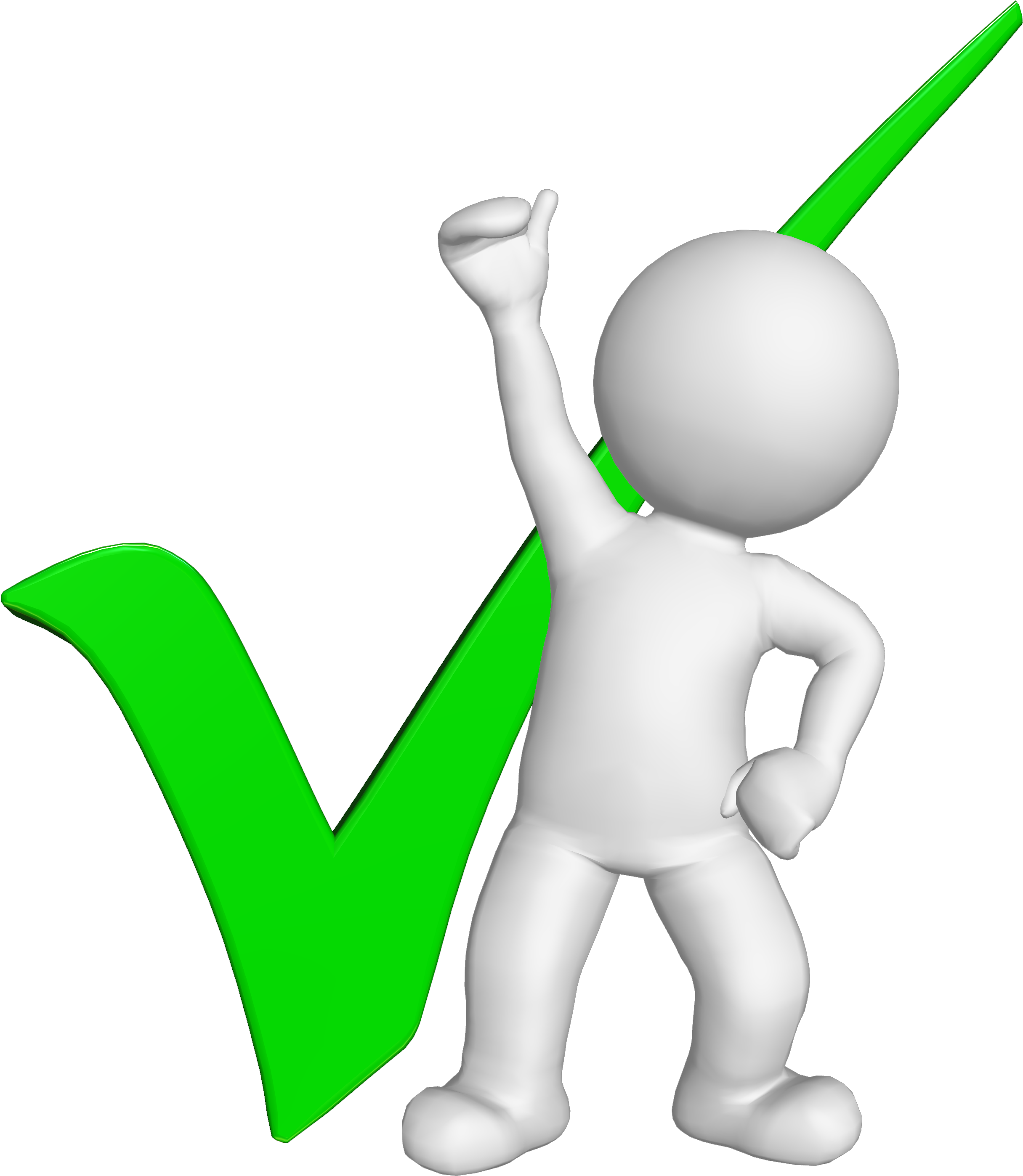 Correct Clipart Free Clip Art - Muñecos Para Presentaciones Empresariales - Png Download (1500x1500), Png Download