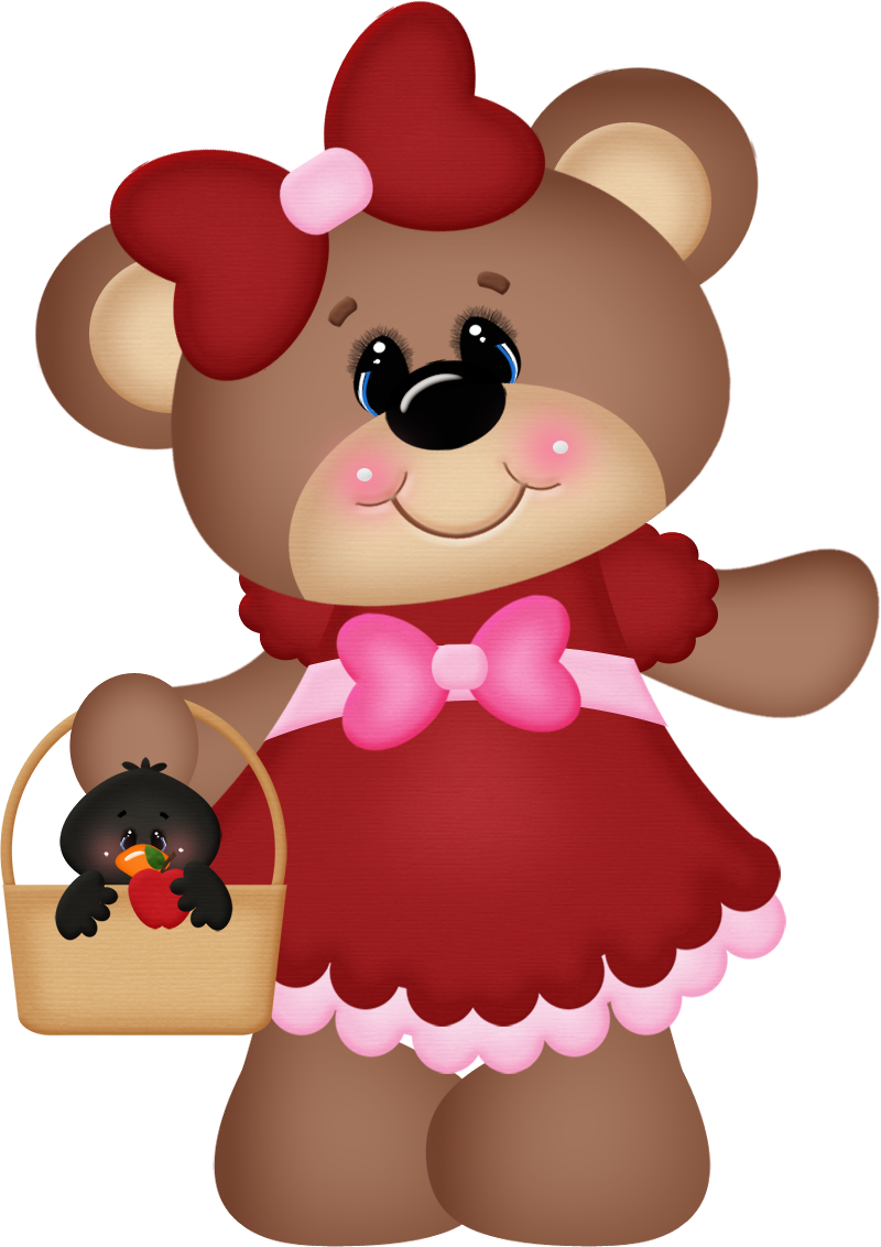 Søde Tegneserier, Clip Art, Stof Maleri, Bleer, Appliques, - Ursinha Princesa Decoupage - Png Download (800x1132), Png Download