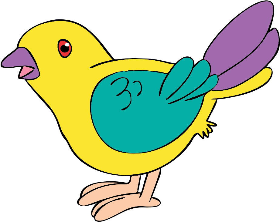 Free Free Wedding Program Clipart, Download Free Clip - Clipart Picture Of Bird - Png Download (800x683), Png Download