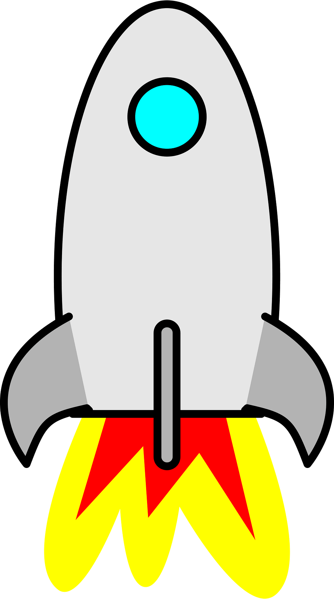 Free To Use Public Domain Roc - Cartoon Rocketship Clipart (447x800), Png Download