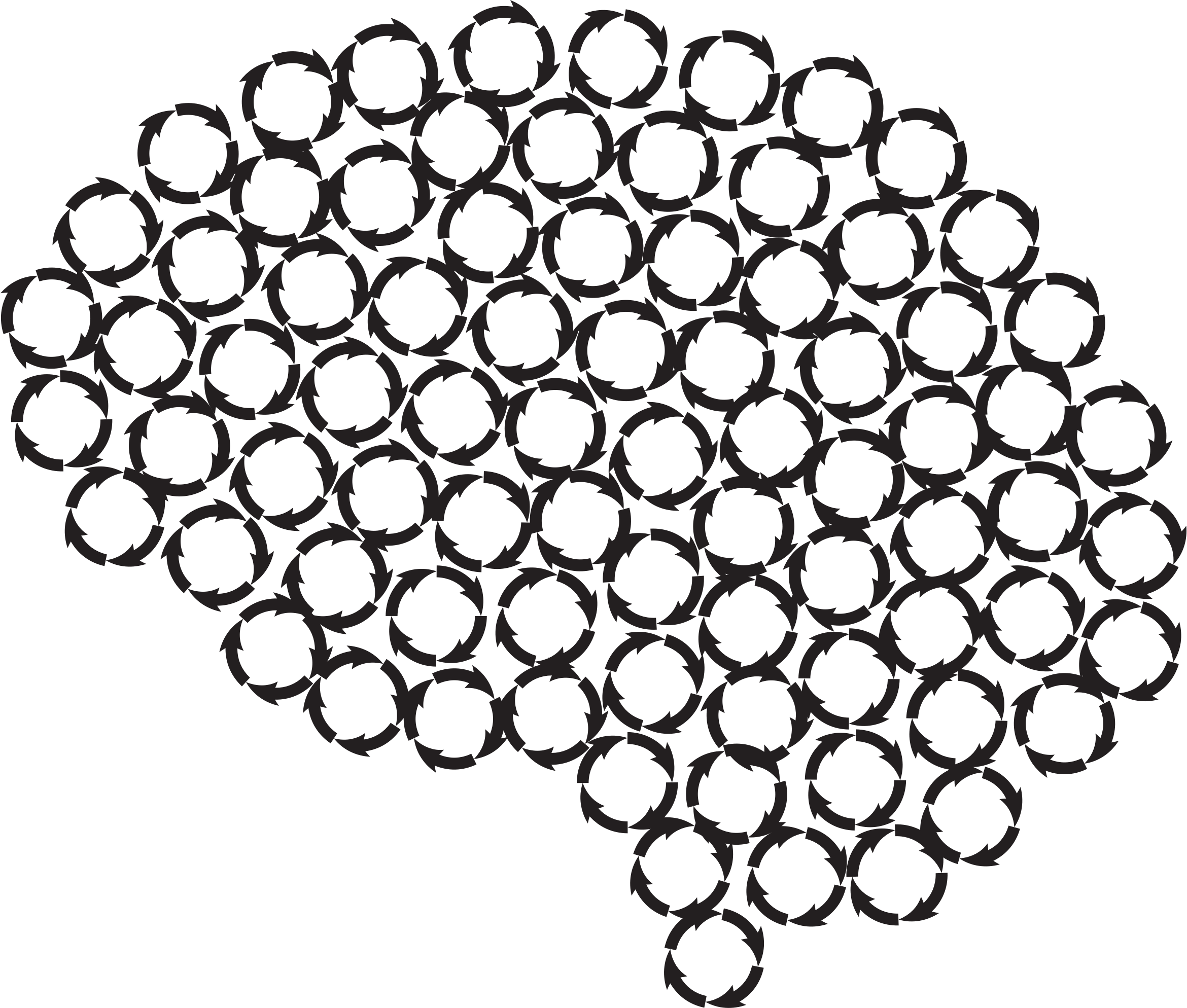 Public Domain Line Art Rumination Download Circle - Rumination Clipart (883x750), Png Download