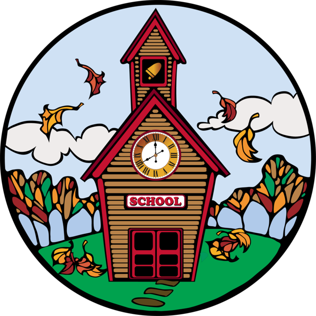 Back To School Open House Clip Art - Fall School Clipart - Png Download (750x750), Png Download