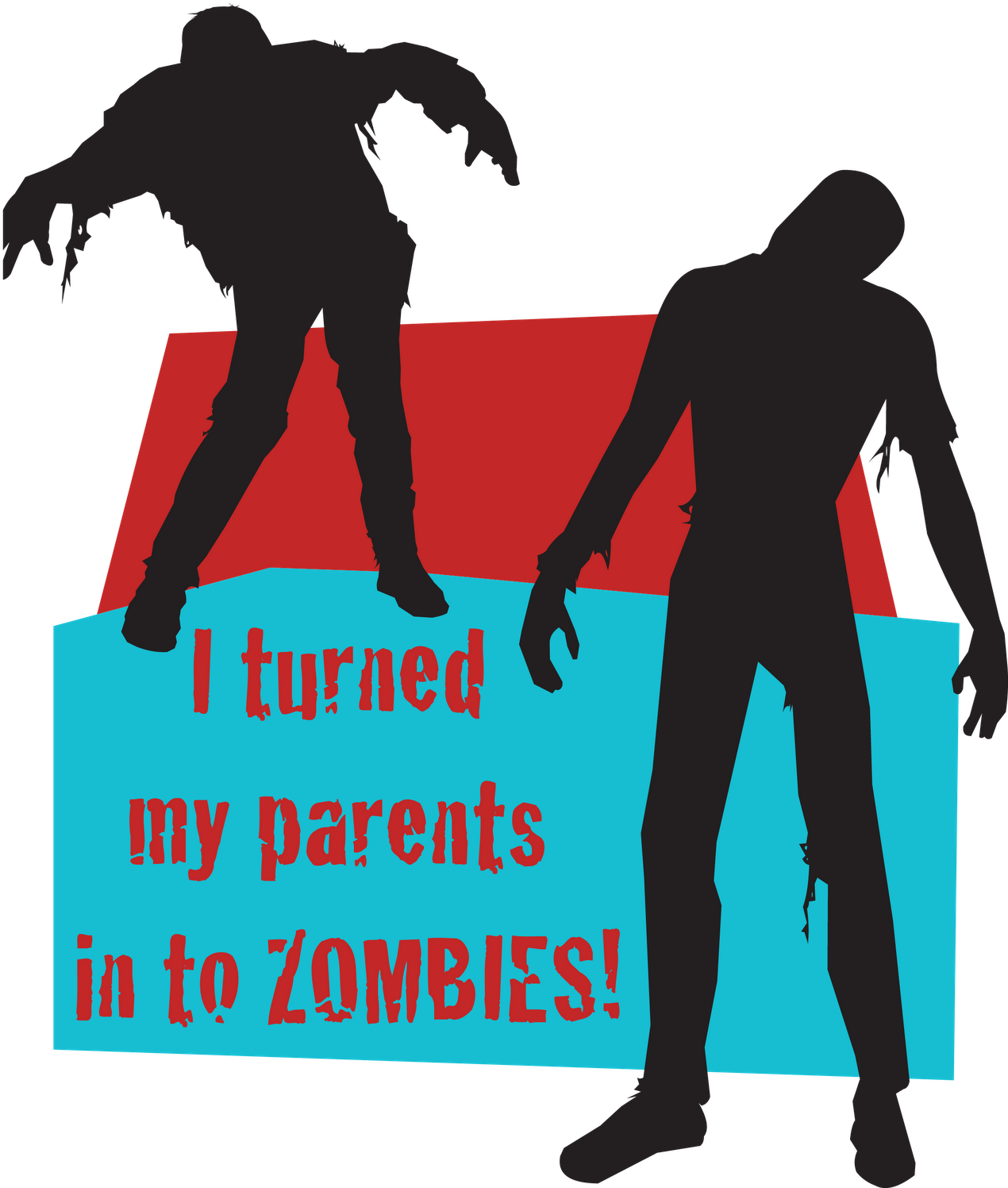 Clip Arts Related To - Zombie Silhouette - Png Download (1299x1600), Png Download