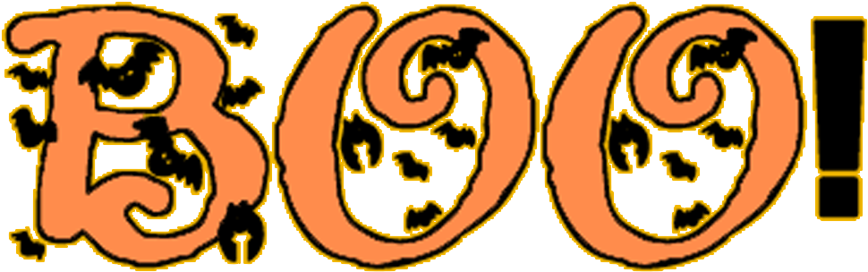 Boo Clipart Clipart Panda Free Clipart Images 0fi60h - Boo Collection For Halloween Large Tote Bag, Adult - Png Download (1200x396), Png Download