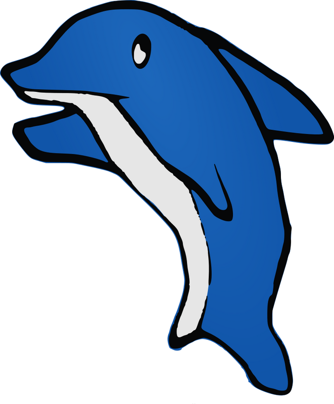 Christian Clip Art Cartoon Dolphin Drawing - Ikan Lumba Lumba Kartun - Png Download (620x750), Png Download