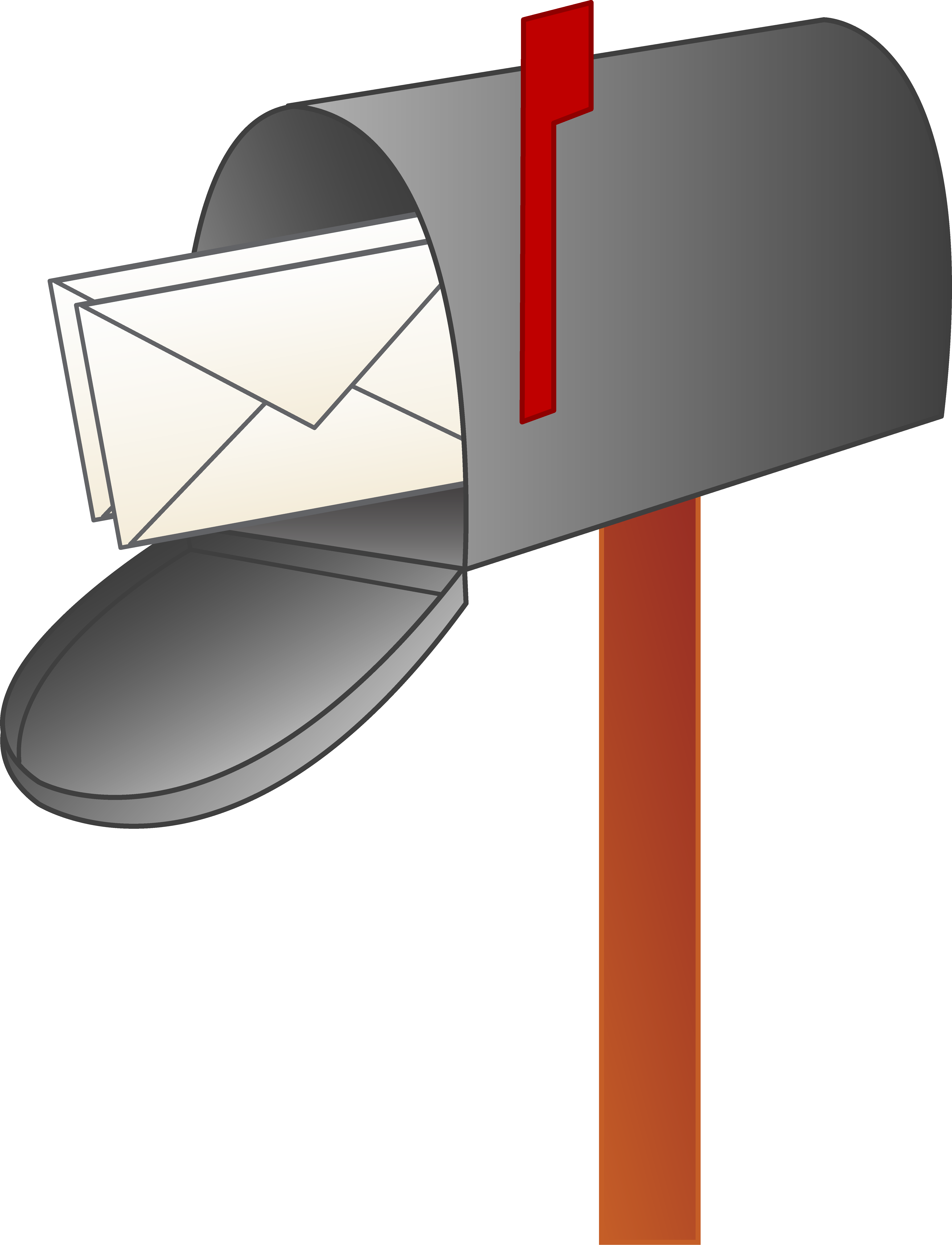 Cartoon Clipart - Mailbox Clipart - Png Download (5480x7164), Png Download