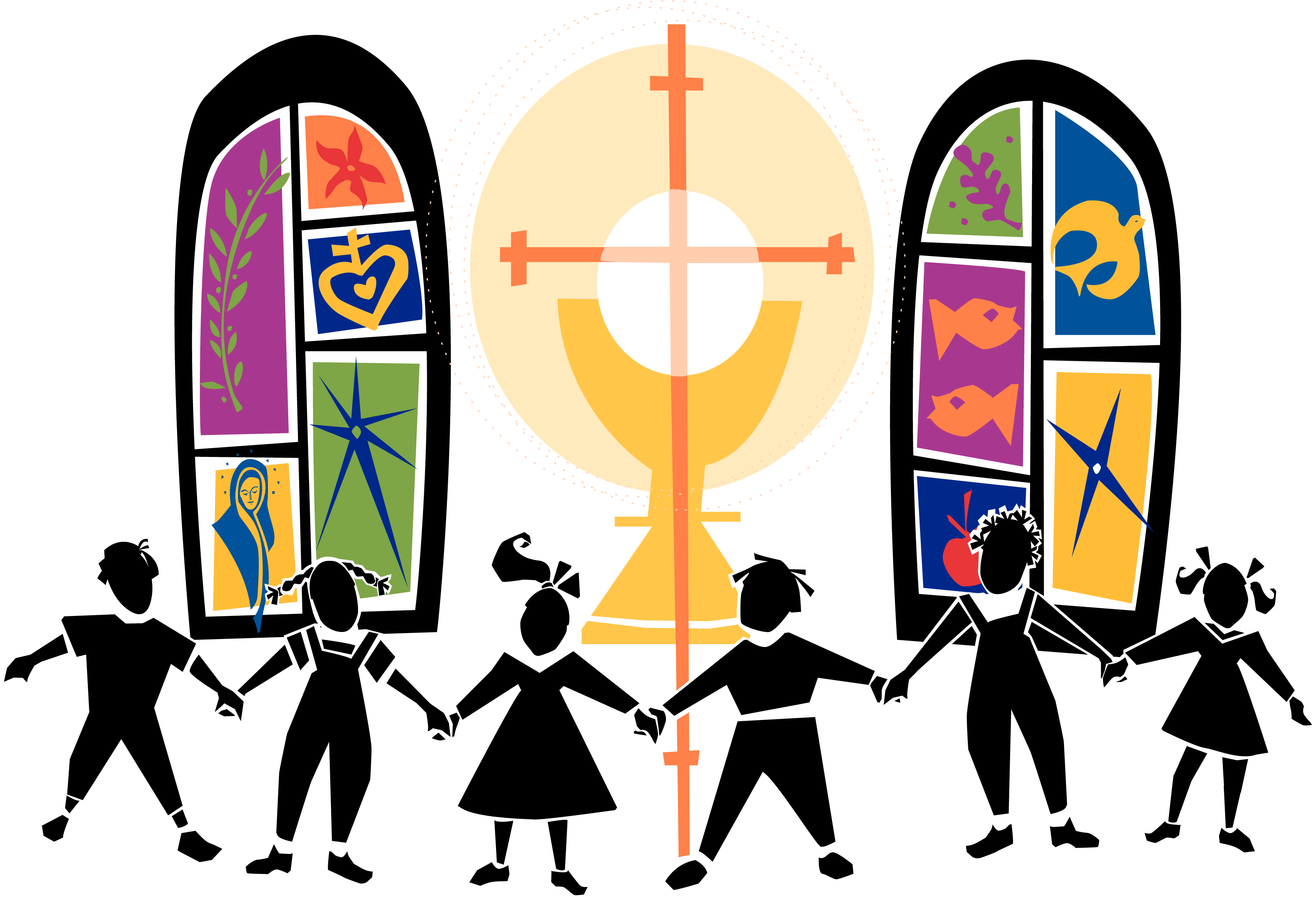 Religious Clipart Christian Free Religious Clip Art - African American Church Clip Art - Png Download (800x545), Png Download