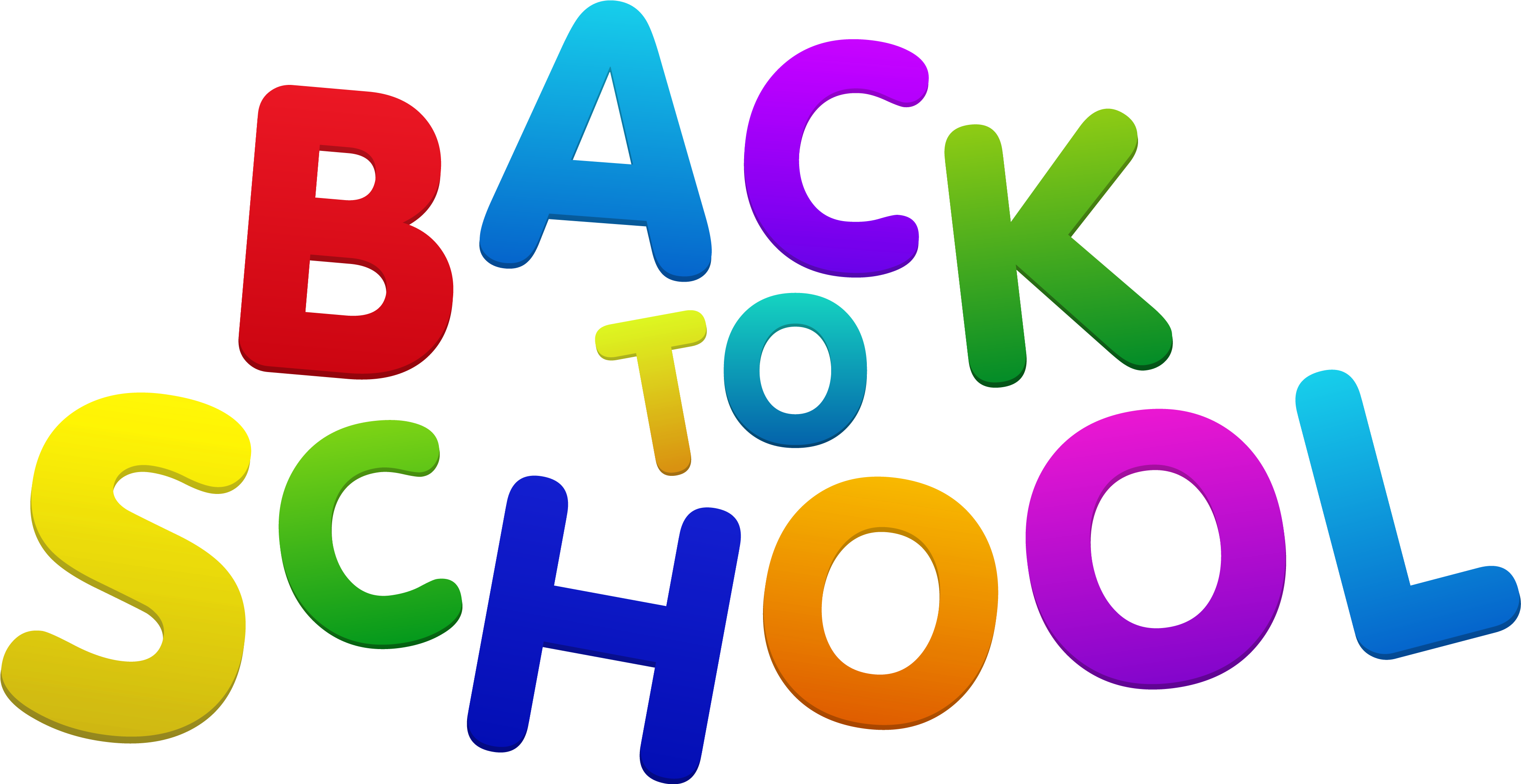 Back To School 0 Images About Education Theme Borders - Back To School Sign Png Clipart (3971x2014), Png Download