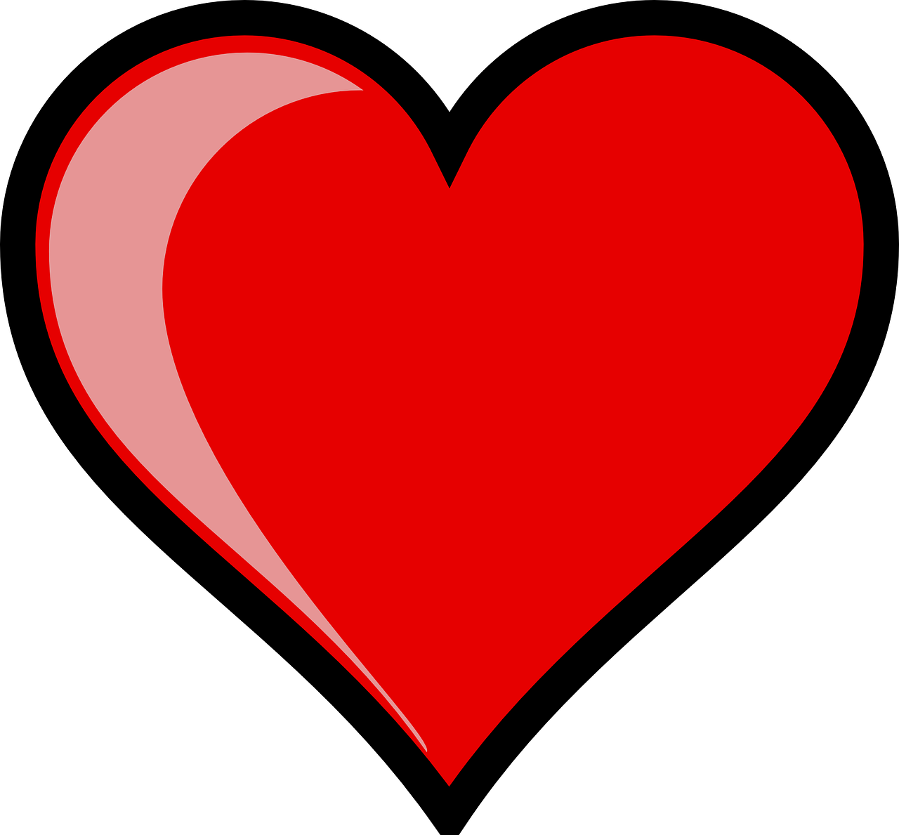 Free Heart Clip Art - Heart Clipart - Png Download (640x594), Png Download