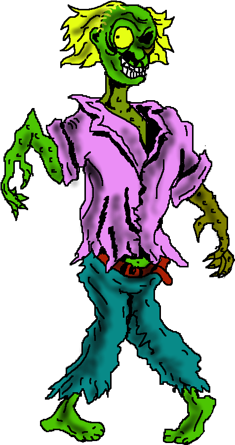 Free To Use Public Domain Halloween Clip Art - Clipart Halloween Zombies - Png Download (600x1000), Png Download