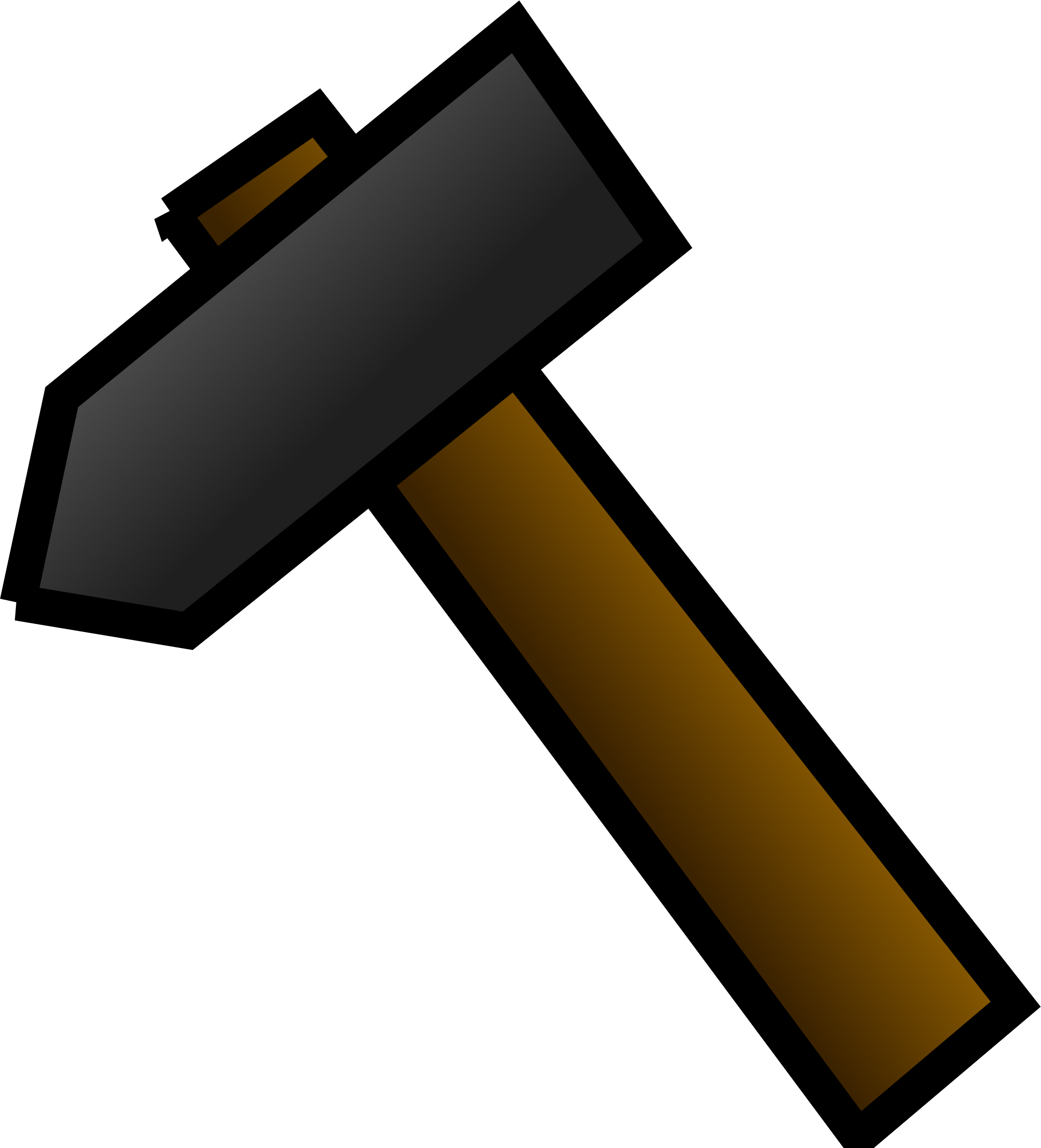 Hammer - Banana And Hammer Clipart (900x900), Png Download