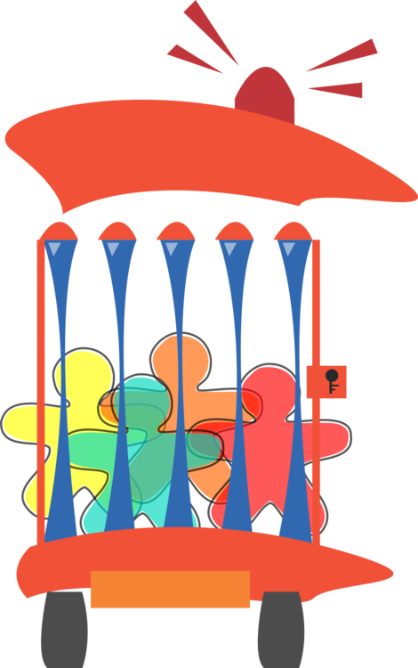 Car Wash Prison Cell Police - Prisoner Cartoon Jail Clipart (470x750), Png Download