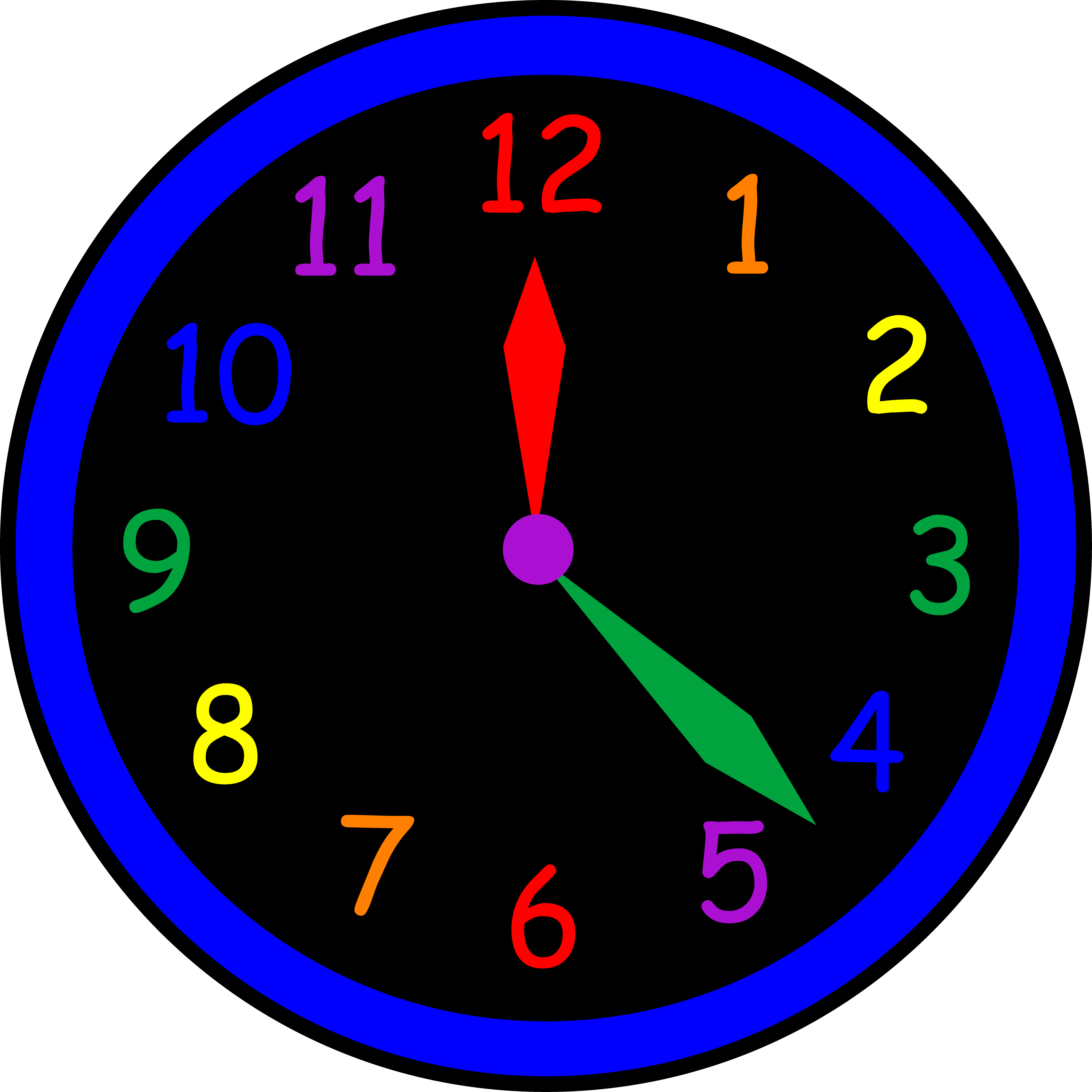 Animated Clip Art Clock - Tools Used In Measuring Time - Png Download (4346x4346), Png Download