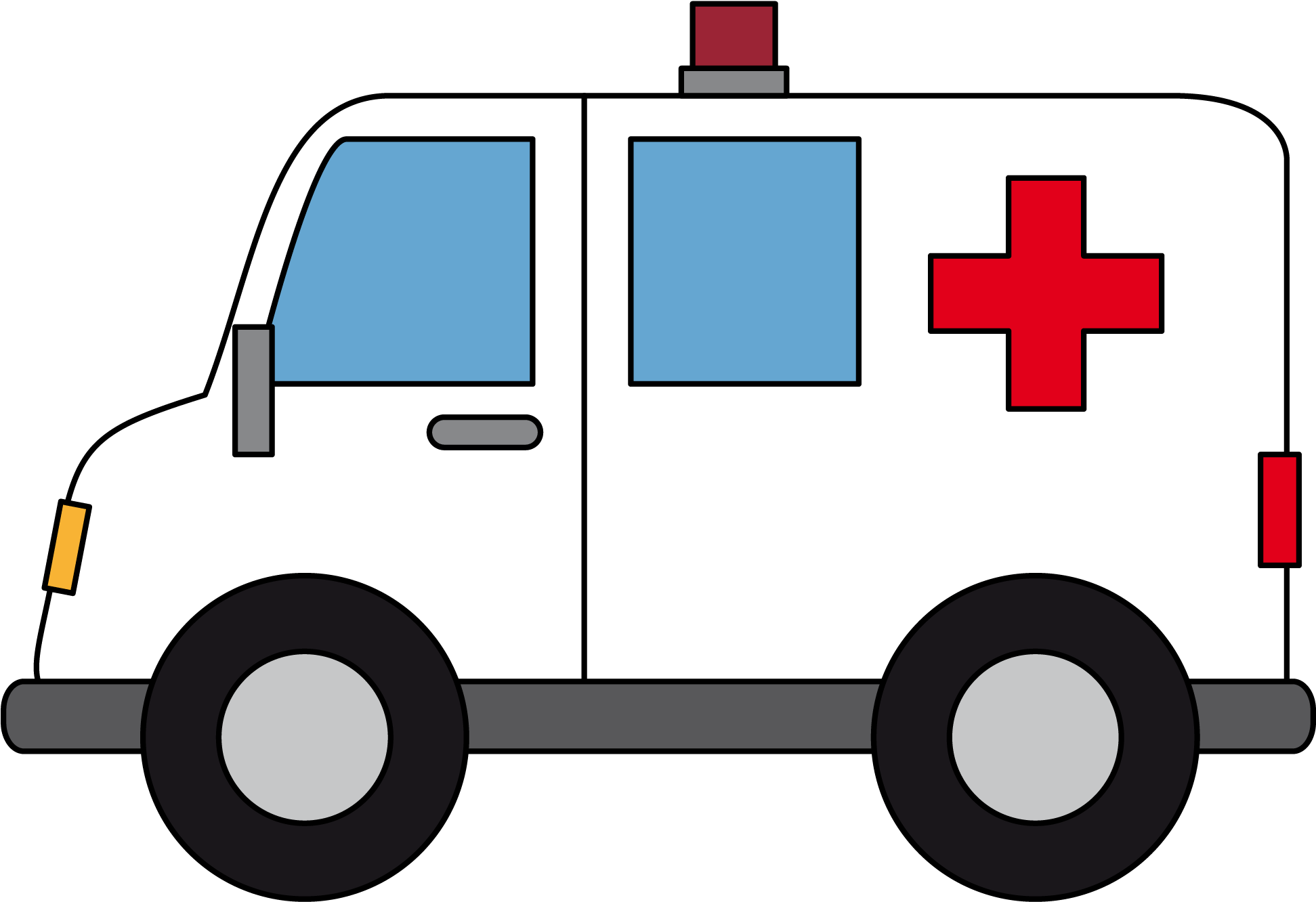 Ambulance Free To Use Clip Art - Imagenes Animadas De Una Ambulancia - Png Download (2103x1588), Png Download