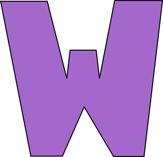 Other Popular Clip Arts - Letter W Clipart - Png Download (570x550), Png Download