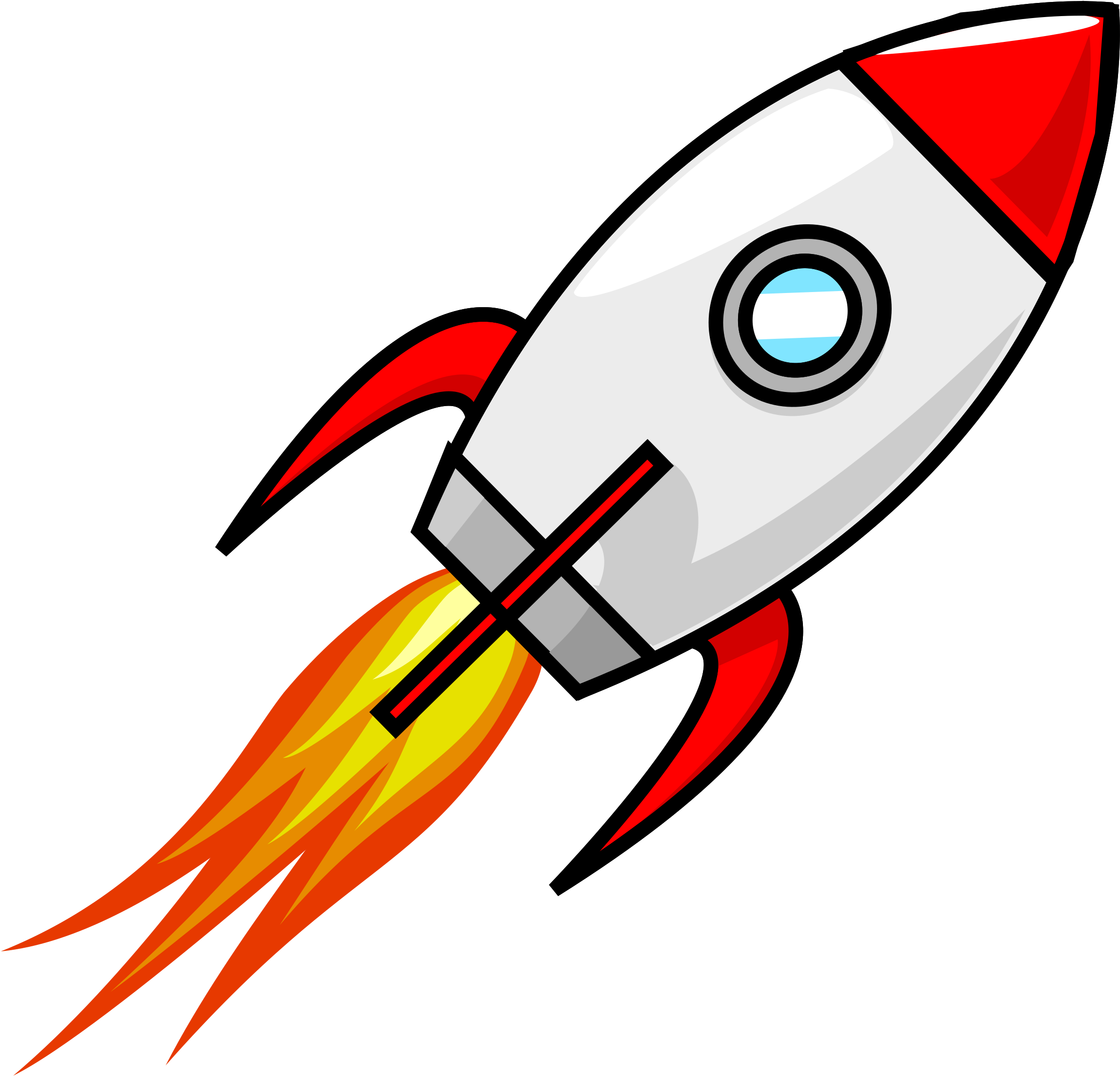 Rocket-312767 - Cartoon Rocket Clipart (2400x2298), Png Download