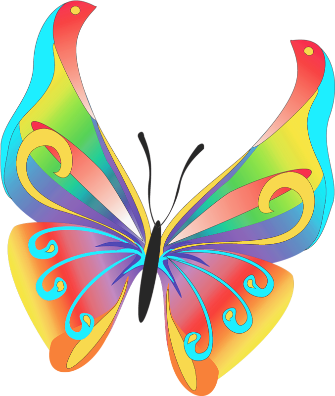 Other Popular Clip Arts - Mariposas Dibujos En Png Transparent Png (694x820), Png Download