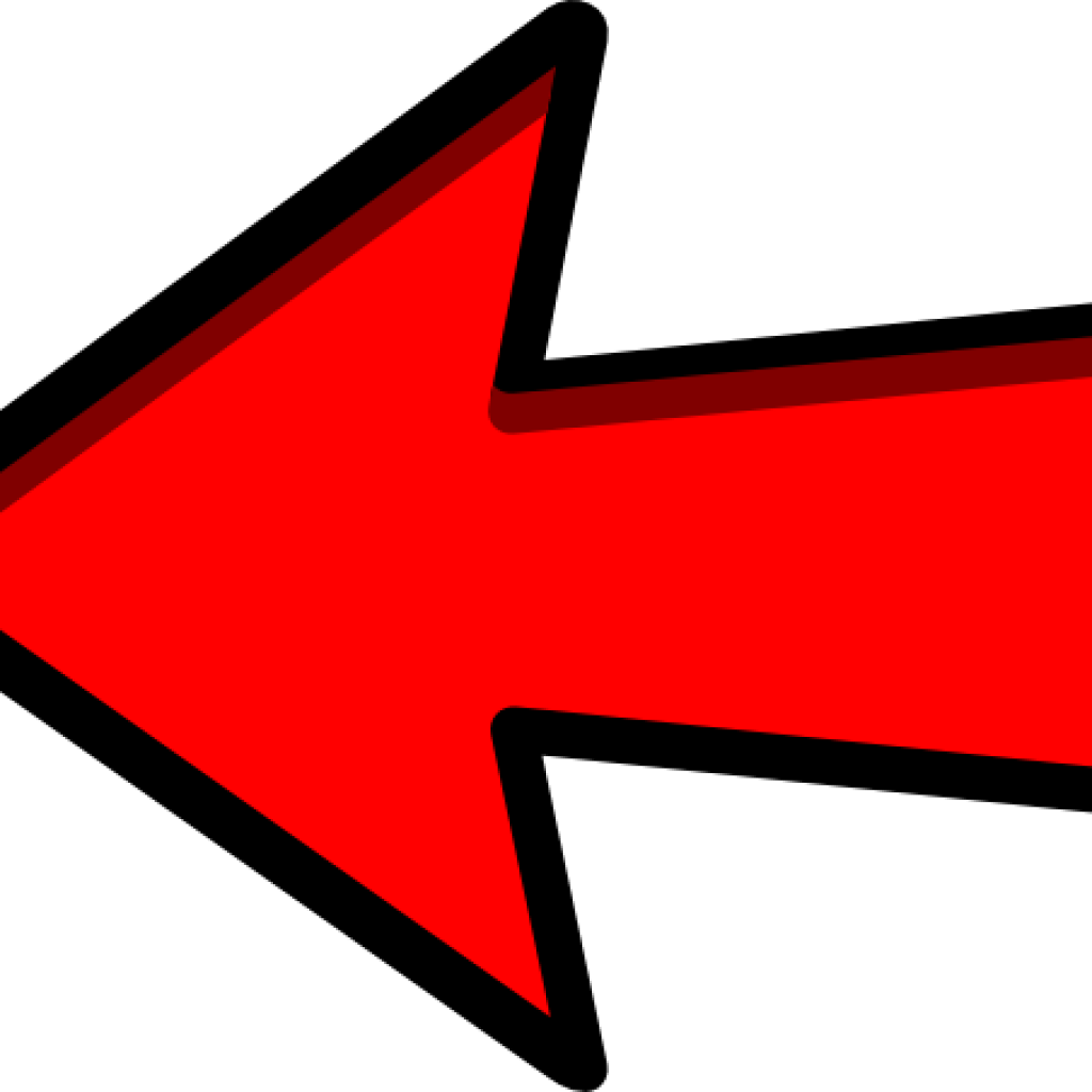 Download Red Arrow Clipart Left Red Arrow Clip Art At Clker - Left
