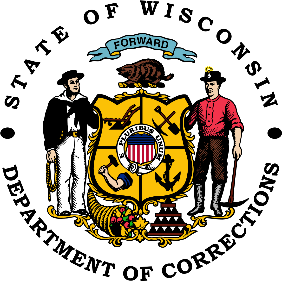 Waupun - State Of Wisconsin Department Of Corrections Clipart (1200x1200), Png Download