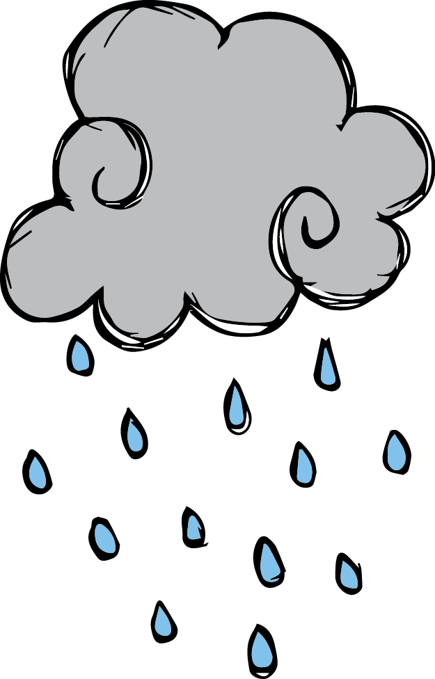 Melonheadz Rain Clipart (625x976), Png Download