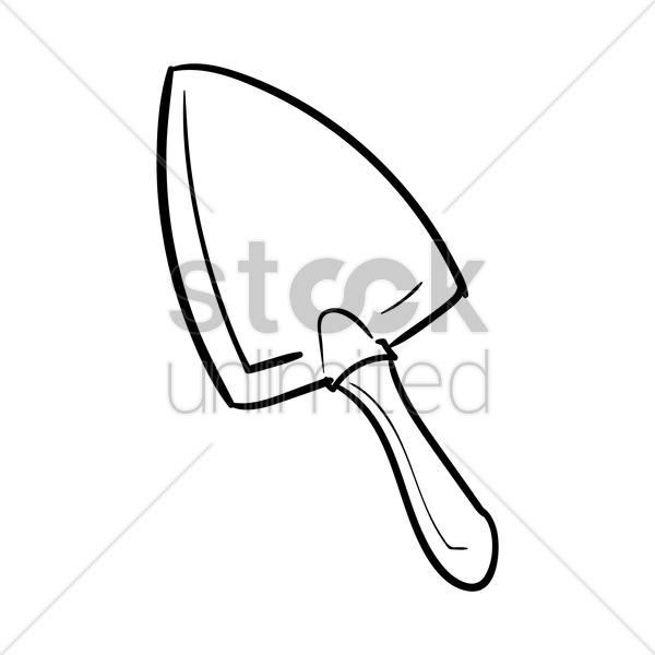 Svg Stock Trowel Drawing At Getdrawings - Vector Graphics Clipart (600x600), Png Download