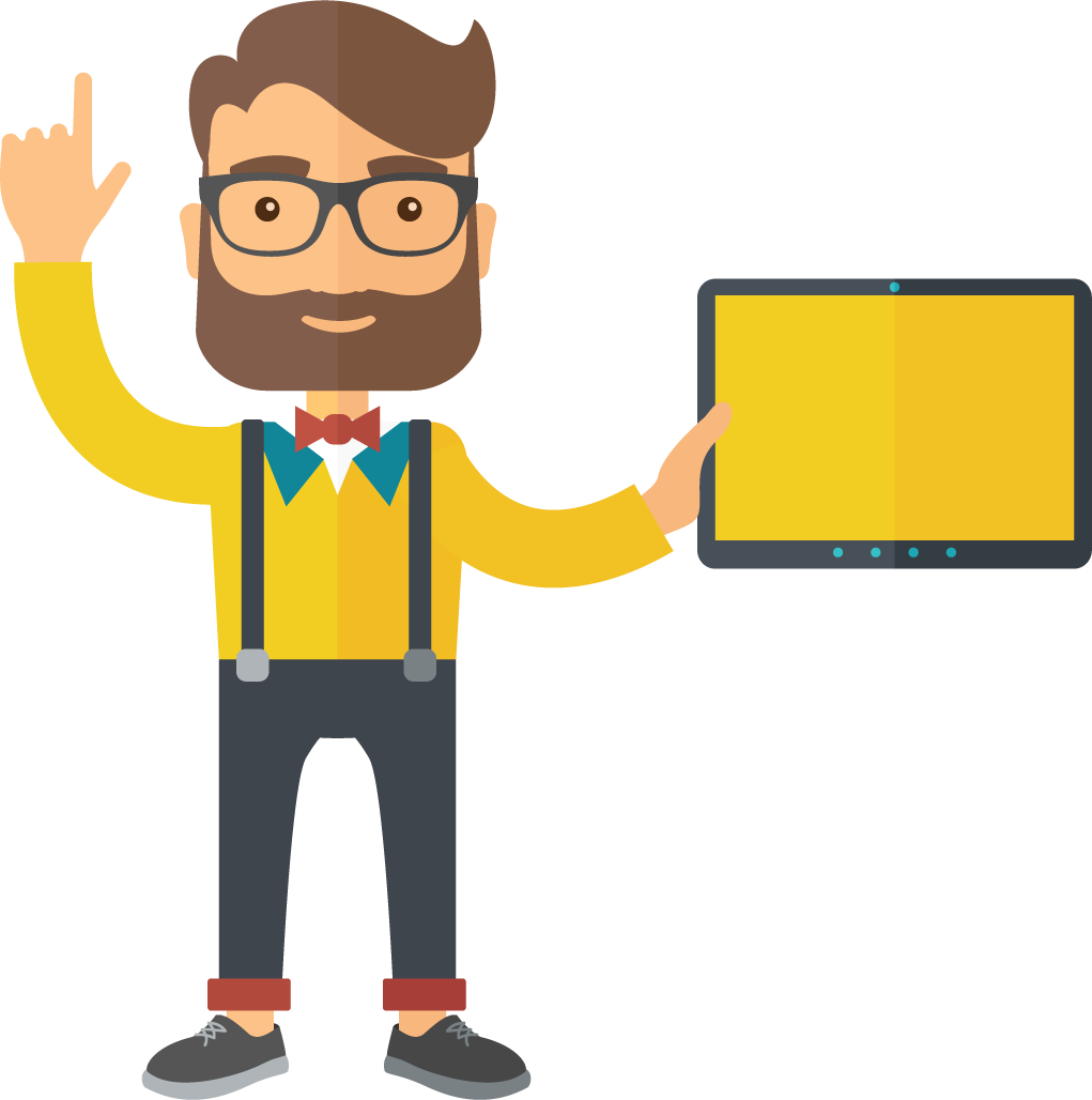 Lawyer Vector Desk - Man Holding Laptop Drawing Clipart (1021x1028), Png Download