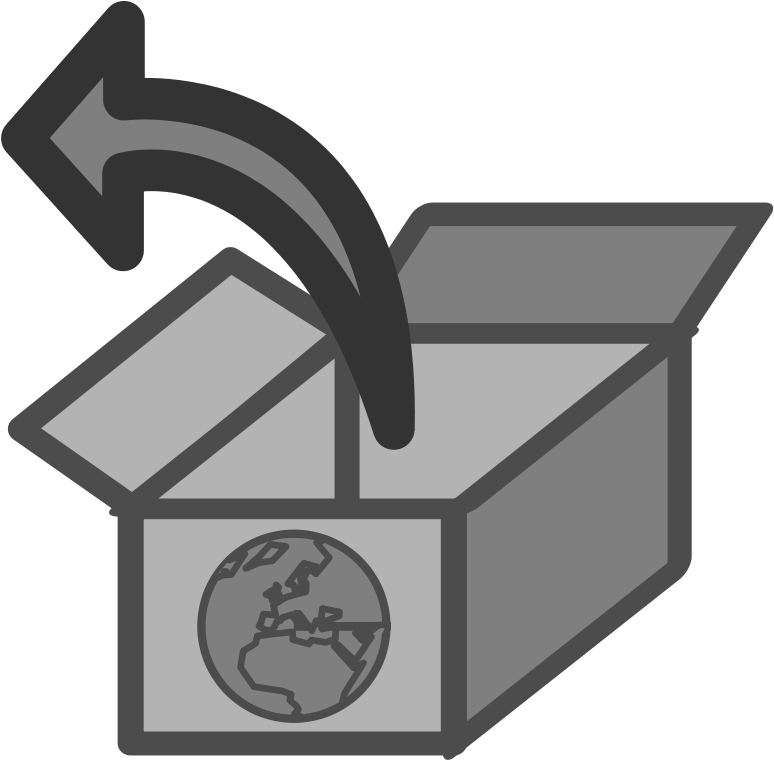 Open Package Clipart Has - Extraction Icon Png Transparent Png (600x589), Png Download