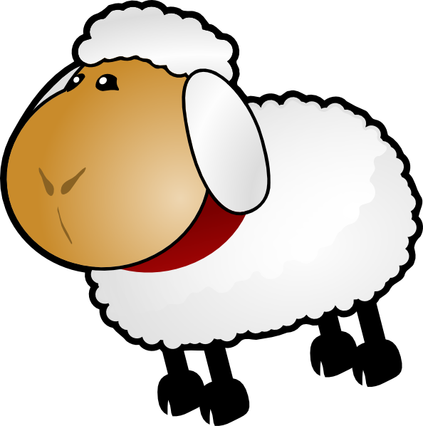 Banner Library Download Criminal Clipart Accomplice - Sheep Art Clip - Png Download (594x598), Png Download