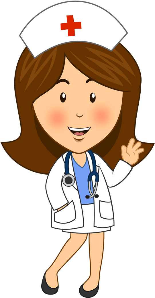 Nursing Clip Art Free Download Free School Nurse Jpg - Nurse Cartoon - Png Download (700x1116), Png Download