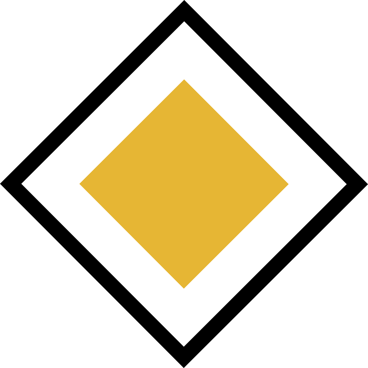 End Of The Road Right Of Way Clipart - Right Of Way Sign Germany - Png Download (640x640), Png Download