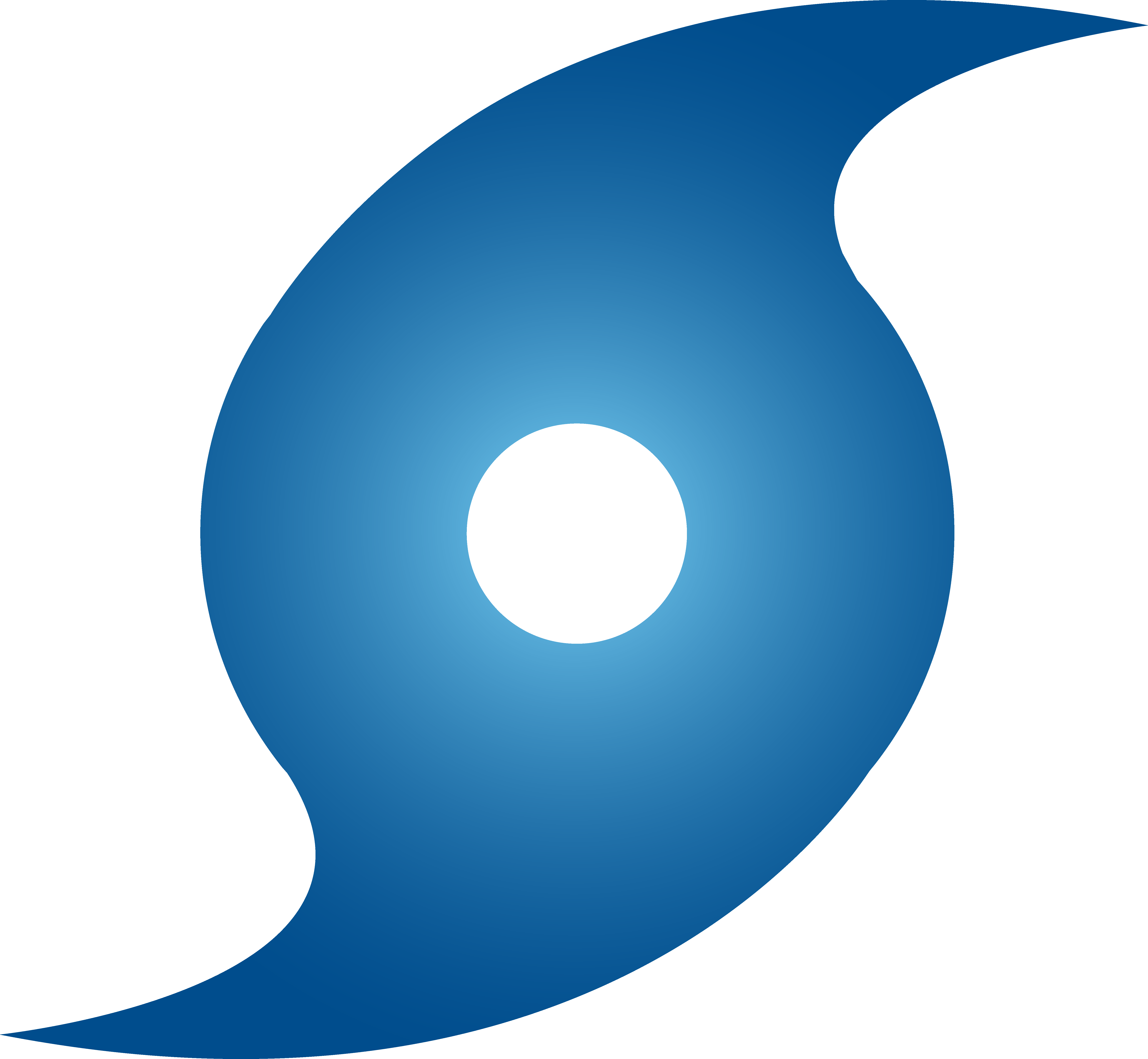 Hurricane Symbol Blue Images Clipart Png Images - Hurricane Clipart Transparent Png (6197x5717), Png Download